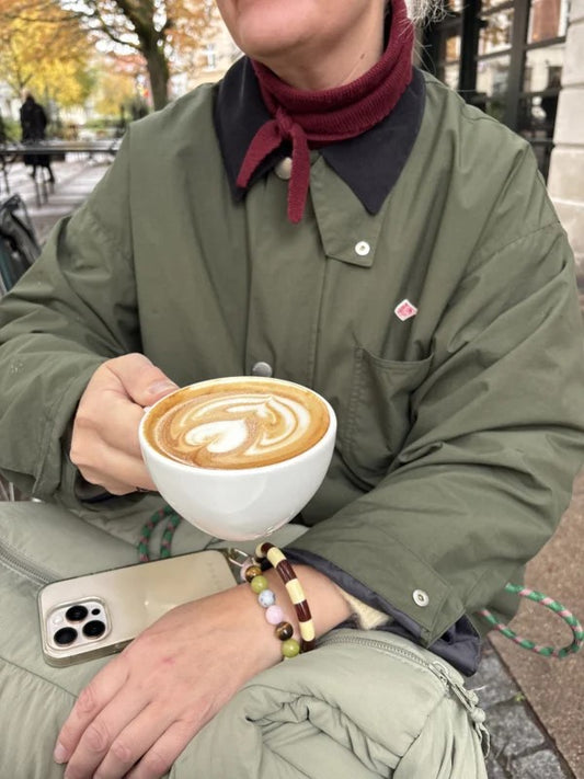 Armband chunky crystals colorful