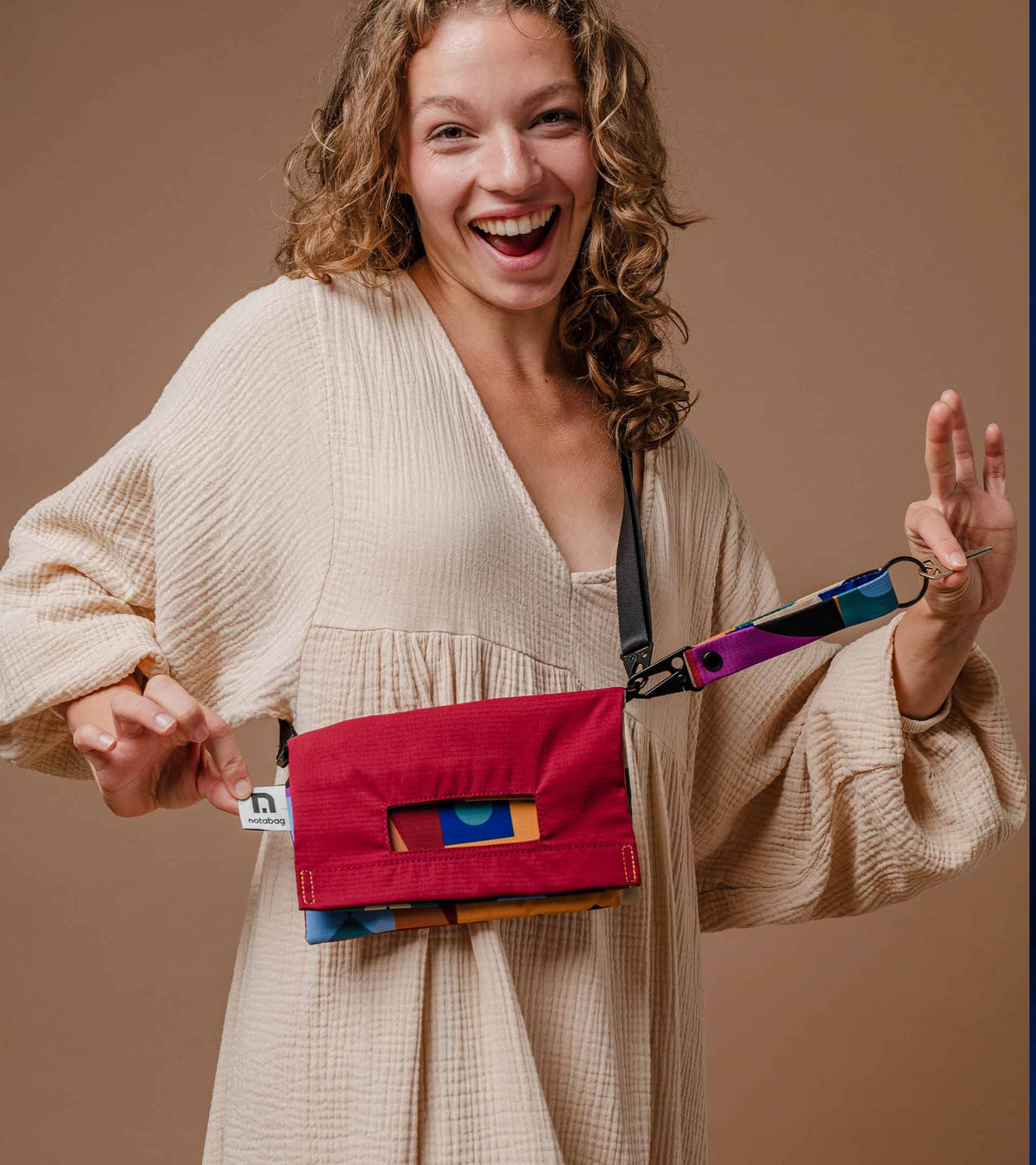 Tas crossbody light Roots Notabag