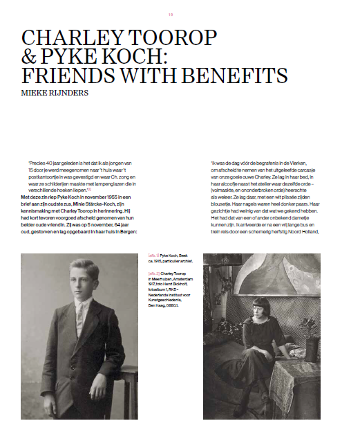 Alles of niets. Charley Toorop & Pyke Koch
