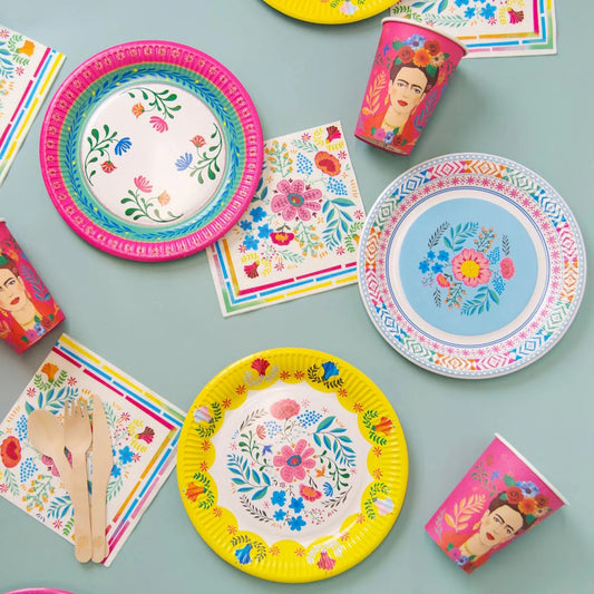 Servetten bloemen Floral Mix Boho