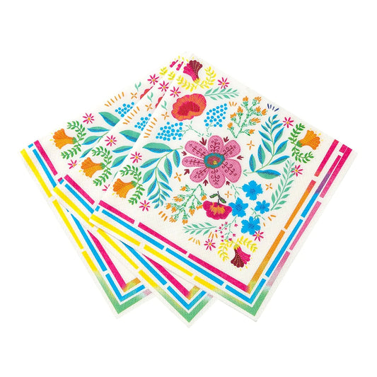 Servetten bloemen Floral Mix Boho