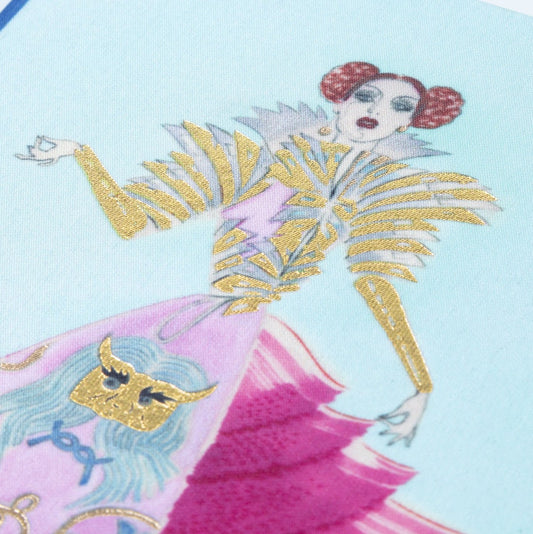 Notitieboek Fong Leng Mathilde Courtisane blauw