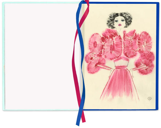 Notitieboek Fong Leng Mathilde Courtisane blauw