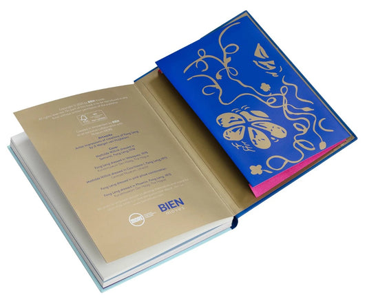 Notitieboek Fong Leng Mathilde Courtisane blauw