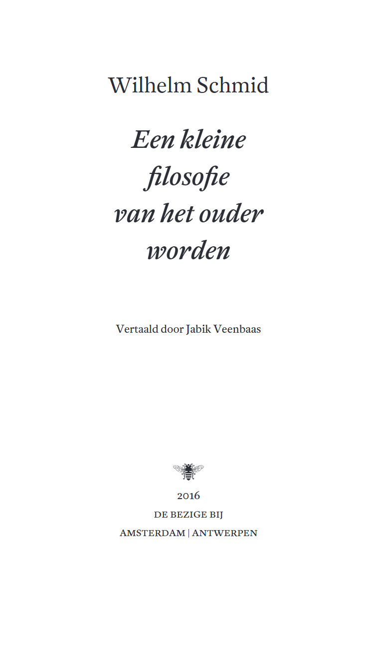 Een kleine filosofie van het ouder worden