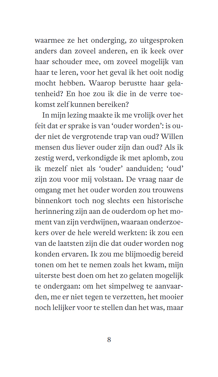 Een kleine filosofie van het ouder worden