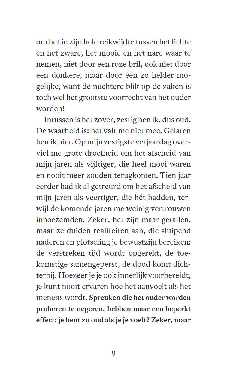 Een kleine filosofie van het ouder worden