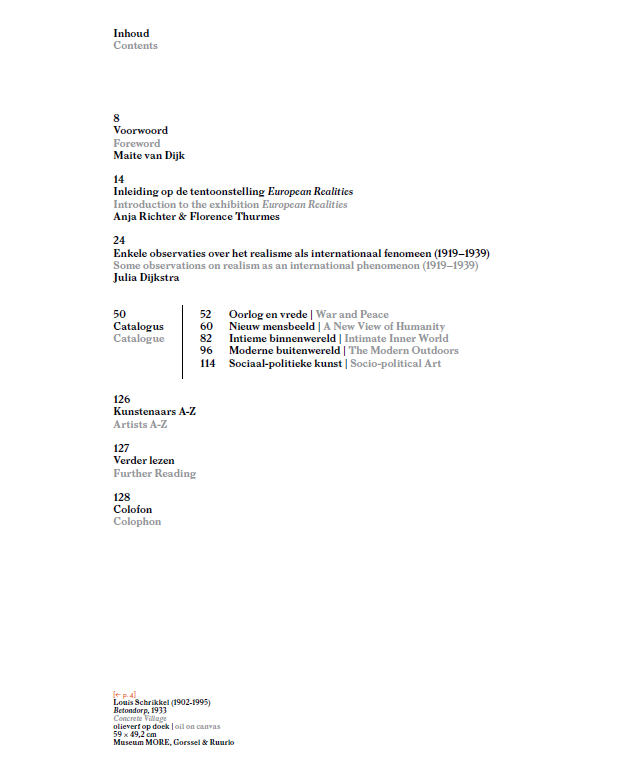 European Realities. Schilderkunst 1919-1939