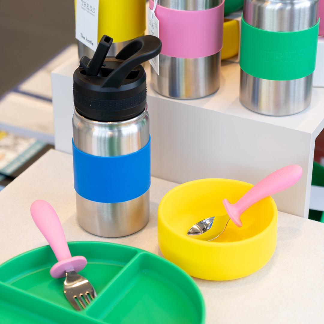 Kinderservies bestekje The spoon&fork bright green