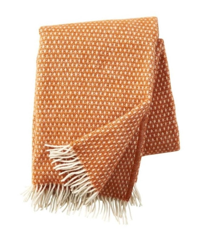 Deken lamswol Knut Orange