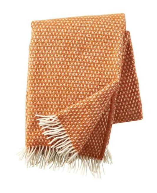 Deken lamswol Knut Orange