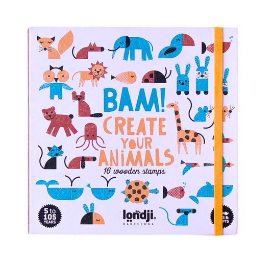 Stempel set Dieren Bam! Create your anmimals