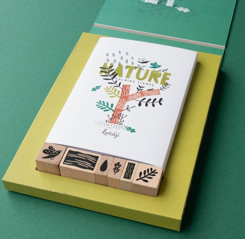 Stempel set Nature calming stamps
