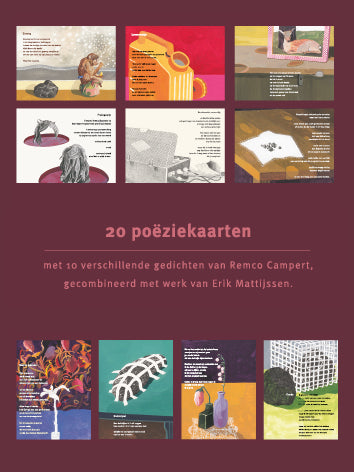 Poëziekaarten set van 20 Plint