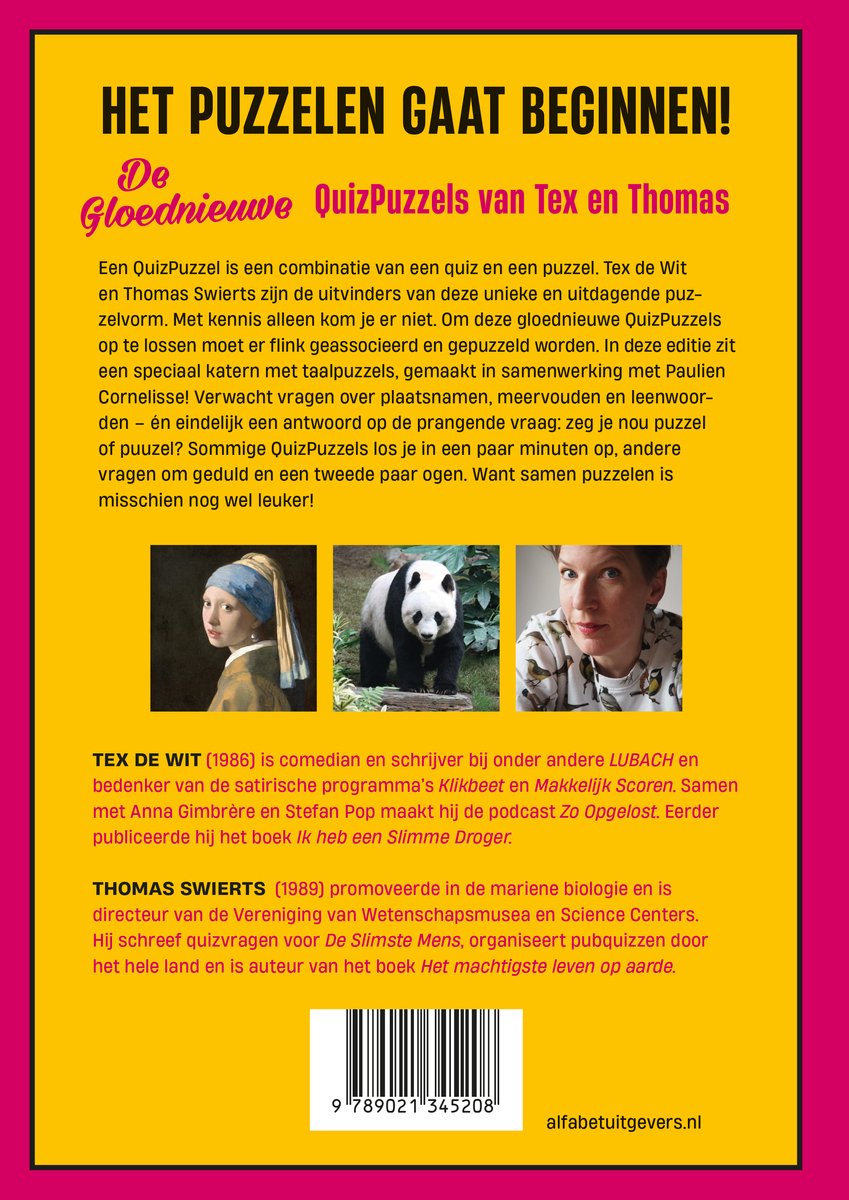 De gloednieuwe quiz puzzels