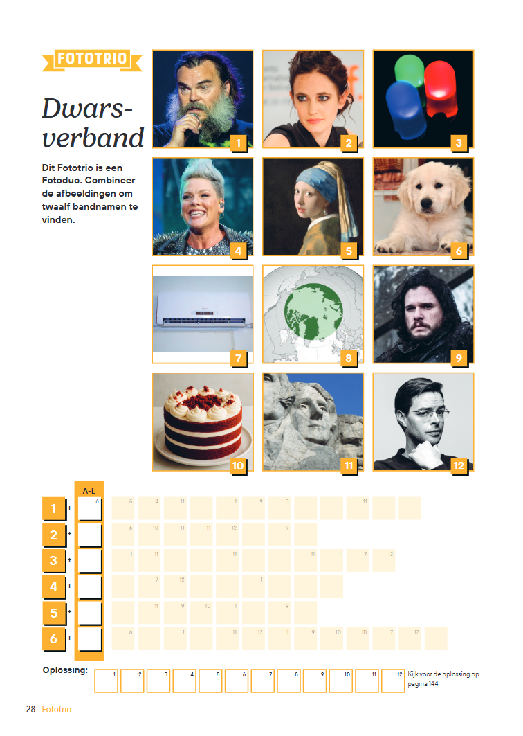De gloednieuwe quiz puzzels