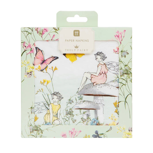 Servetten elfje paddenstoel Truly Fairy