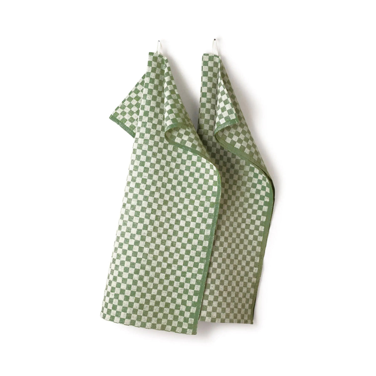 Theedoeken set Schack dark green