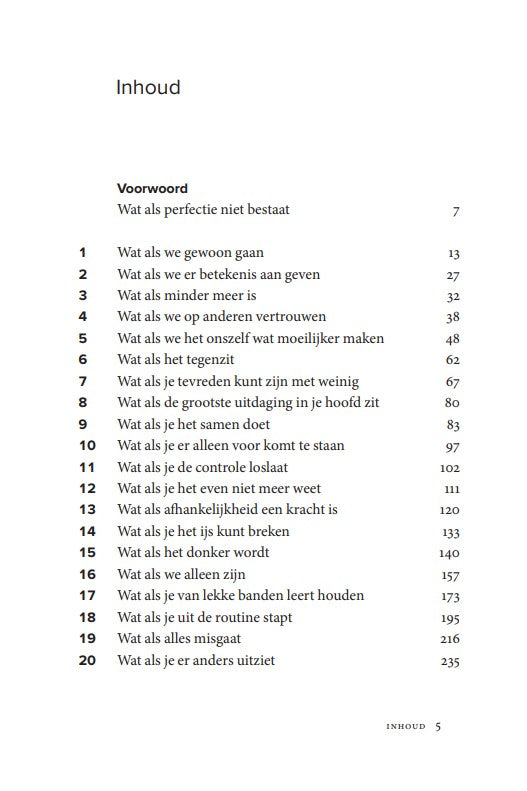 Wat als we gewoon gaan