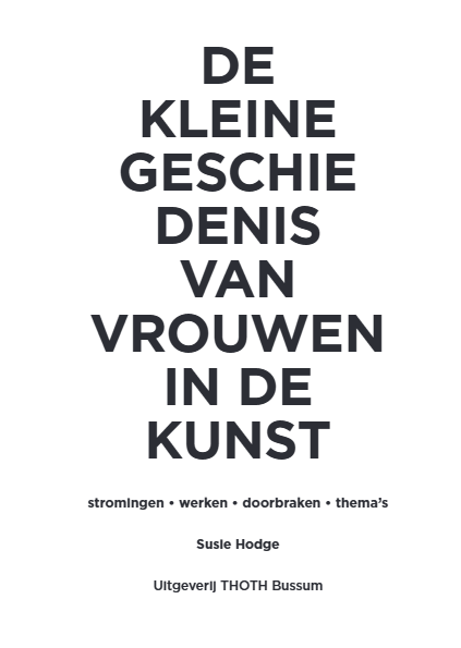 De kleine geschiedenis van vrouwen in de kunst