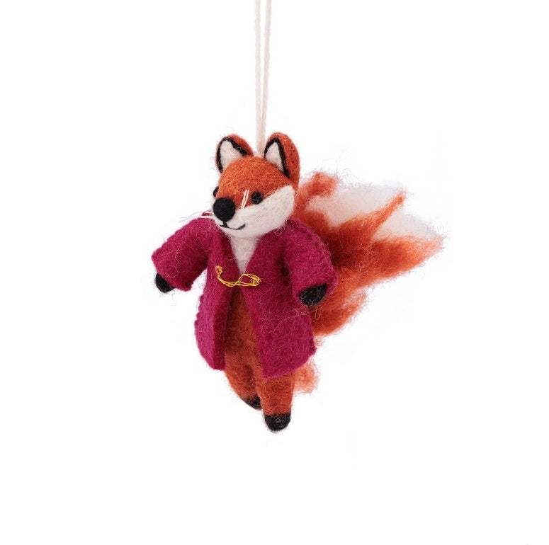 Hanger vos vilt rode jas