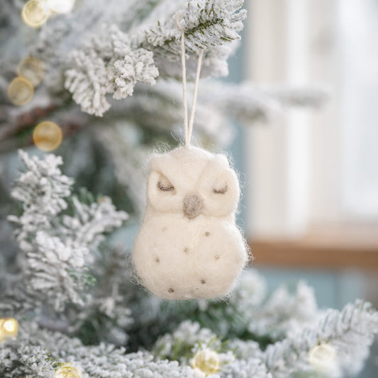 Hanger sneeuwuil vilt