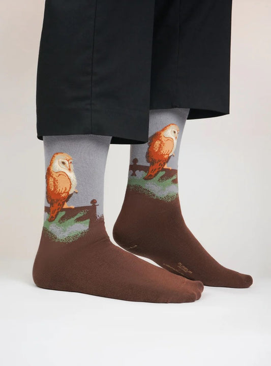 Sokken Jan Mankes Grote uil op scherm 41-46