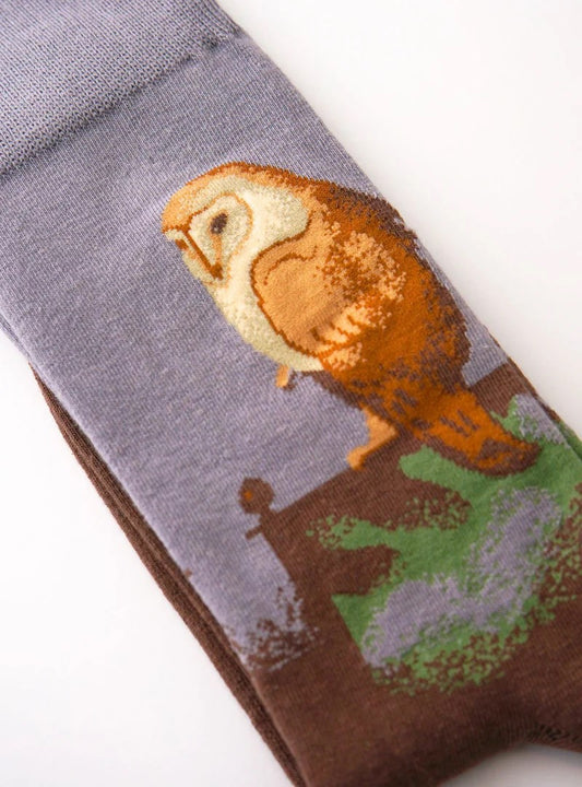 Sokken Jan Mankes Grote uil op scherm 36-40