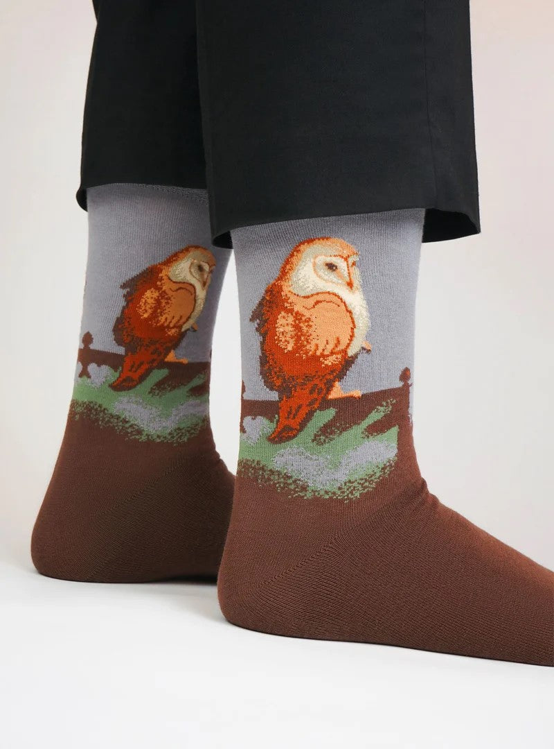 Sokken Jan Mankes Grote uil op scherm 36-40