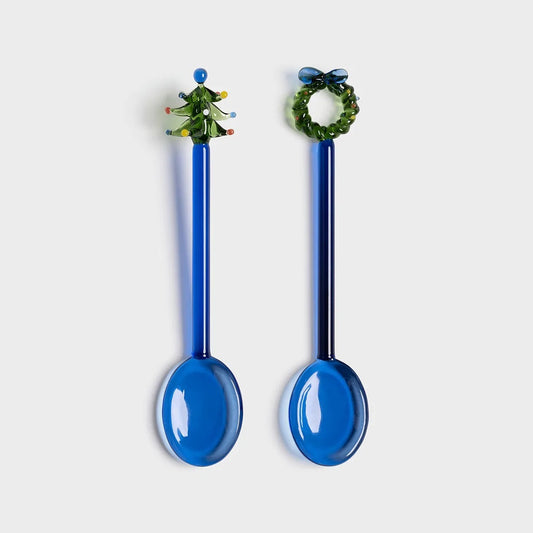 Lepeltjes glas set spoon merry