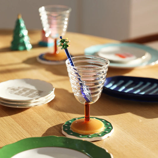 Lepeltjes glas set spoon merry