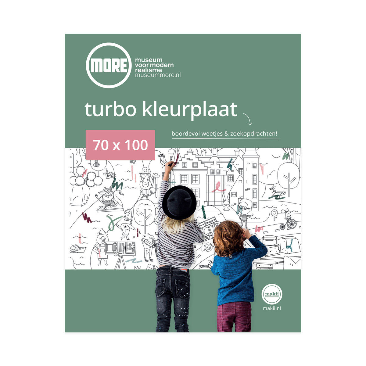 Kleurplaat Museum MORE