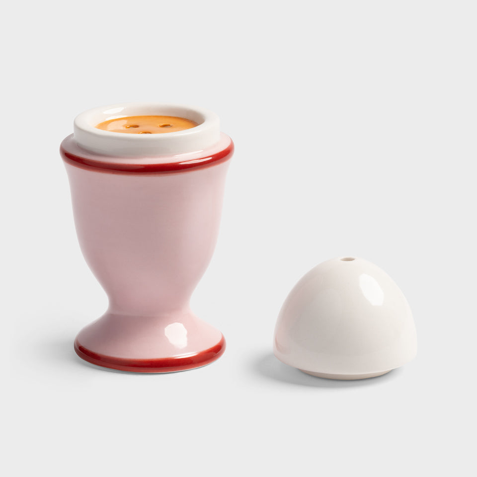 Peper en zout stel Eierdop roze