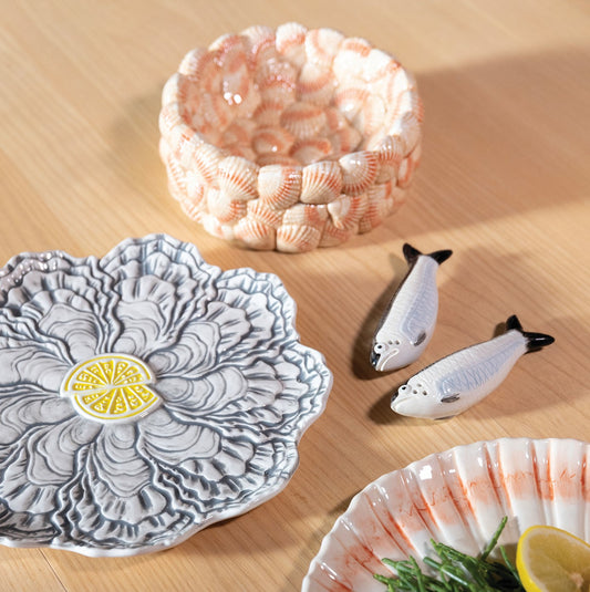 Peper en zout stel Sardines