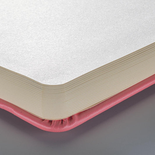 Schetsboekje 12x12cm roze coral