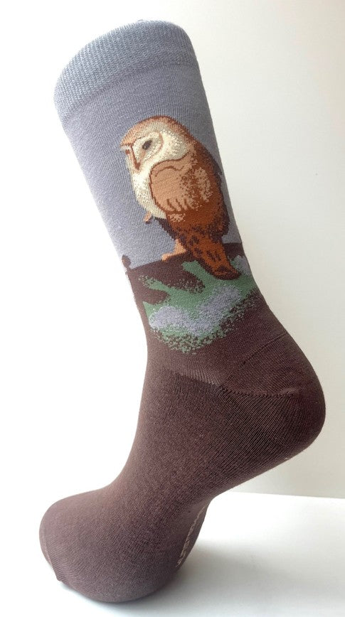 Sokken Jan Mankes Grote uil op scherm 41-46
