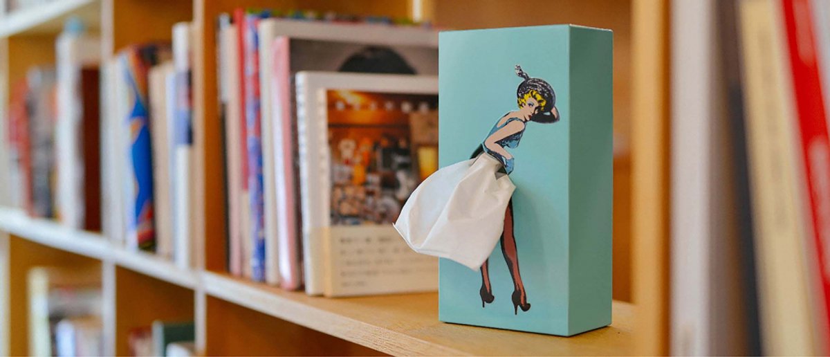 Tissuehouder mint groen