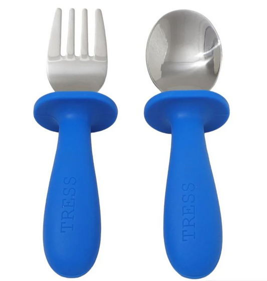 Kinderservies bestekje The spoon&fork cool blue